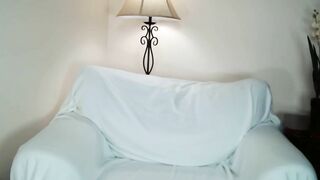 Cutie blonde mom caresses her holes with a huge african vibrator