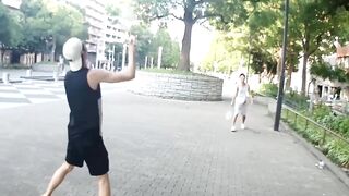 BoyzJapan.com - Badminton playing Asian twink bounces on cock after blowjob