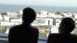 BoyzJapan.com - Young gay fills mouth with two cocks in Japanese threeway