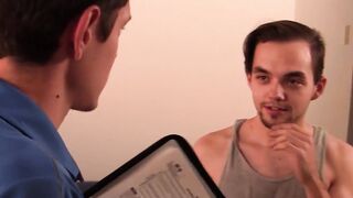 SwingYourBalls.com - Young man gets vigorous blowjob from gay deviant