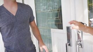 Hot teen Izzy Bell gets a big cum load in her tight cunt