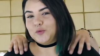 thicc dark hair Xiomara Soto ride dick like a professional