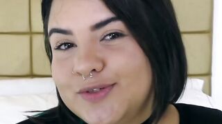 thicc dark hair Xiomara Soto ride dick like a professional