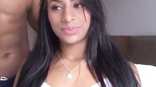 amateur hispanic Indira Uma jumps rough on huge penis