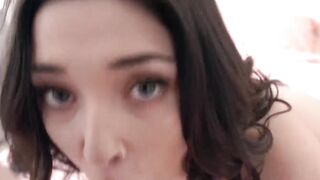 Luna Daniels sucks off stepbro before doggystyle and facial
