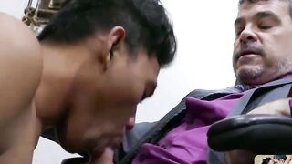 PinoyBoys.com - Jap stud Jude satisfies his boss in an office fucking session