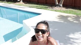Stunning babe Vienna Black outdoor hard fucked by step uncle