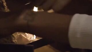 black Cutie Luna Corazon gets bound up for passionate sex with long penis BF