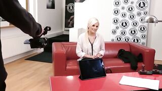 VIP SEX VAULT - Blonde Camgirl Lucy Shine Has Her Booty Drilled At Casting By Fat Dick Geek