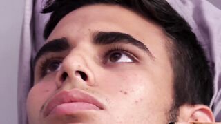 MachoIO.com - Young Latino men take turns blowing each others big dicks