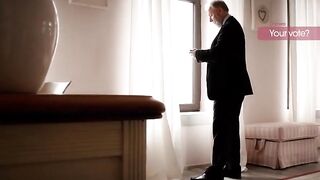 czech Beauty Candice Luca bound up and passionate standing screwed by BF