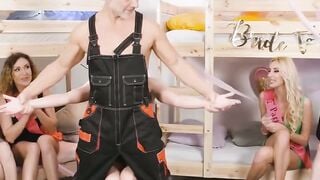 Josephine Jackson Gets Drilled Inside Front Of Her Bridal Shower By Goddess Dancer