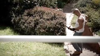 Bombshell czech Women Lauren Crist sensually drilled by the new gardener