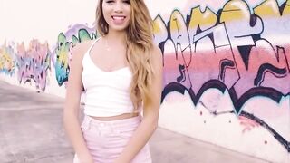 slim chick Baby Nicols decides to take a long dick inside outside