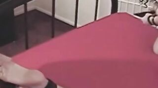 Lesbians take turns being tied and fucked using sex toys