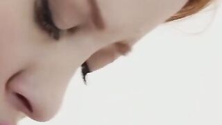 Sensual encounter between Bombshell ginger and her stud