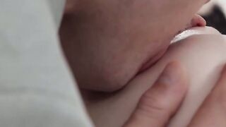 Sensual encounter between Bombshell ginger and her stud