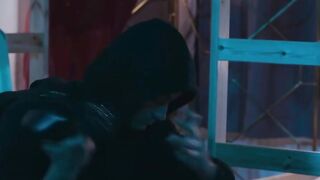 Thief gets surprised with anal 3some