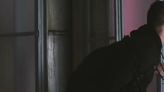 Thief gets surprised with anal 3some