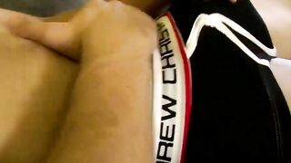 TwinkUndie.com - Cute undie lover Jimmy Roman's long stiff cock wank
