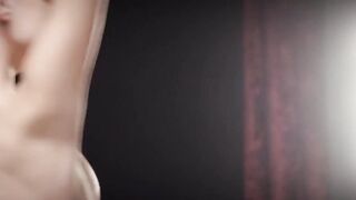 thin Bombshell Jessica X into ballerina costume ride her huge penis BF