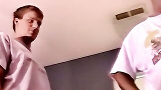 Nasty looking amateur guy plays around with hard cock