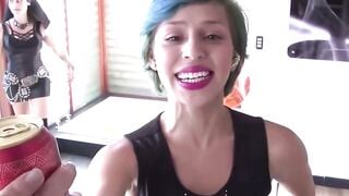 ghostly halloween party turns in a nasty group sex for siary diaz and Elisa Odiosa