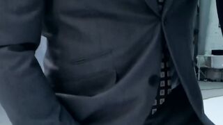 PlayingMen.com - Classy hunk gives a sloppy blowjob and has his ass drilled with inte