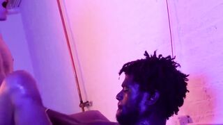 DarkGodz.com - Muscly ebony's raw ass pounding of a Latino bottom