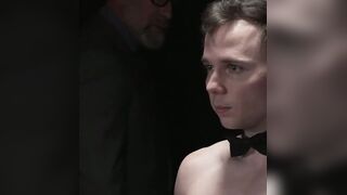 Danny Wilcoxx spitroasted by hairy studs Jack Dixon and Legrand Wolf