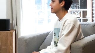 Twink Calm got his tight ass barebacked deep and hard by Jax Thirio