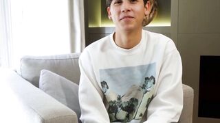 Twink Calm got his tight ass barebacked deep and hard by Jax Thirio