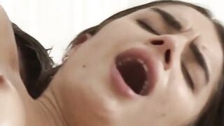 JoymiiXXX.com - Candice Luciani's fingers dance before she mounts Josh Jo's thick sha