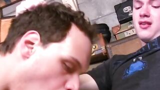 Ass spanking and anal pounding by thick cock Devin Moss and gorgeous Jack Hammah