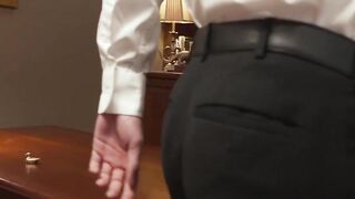 Cute young gay Jack Bailey is happy to have his asshole pierced deeply