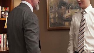 Cute young gay Jack Bailey is happy to have his asshole pierced deeply