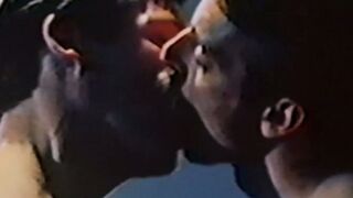 Muscular vintage homo Francis Ellie and I have ass pounding after throat fucking