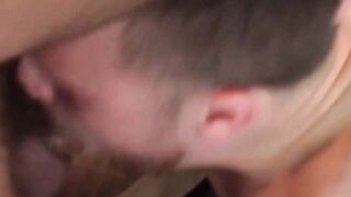 Bearded professor enjoys a steamy sucking and banging