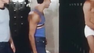RetroDudes.com - Athletic homosexual threesome with eager cock munchers