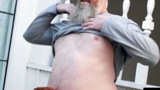 HardcoreBears.com - Nasty fat bear makes his cub kneel to blow his thick rod eagerly
