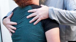 HardcoreBears.com - Nasty fat bear makes his cub kneel to blow his thick rod eagerly
