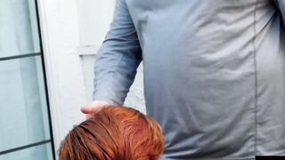 HardcoreBears.com - Nasty fat bear makes his cub kneel to blow his thick rod eagerly