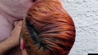 HardcoreBears.com - Nasty fat bear makes his cub kneel to blow his thick rod eagerly
