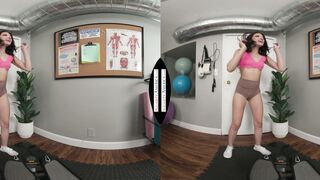 Aubree Valentine agrees to pay off her gym fees with her mouth and twat