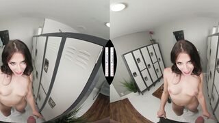 Aubree Valentine agrees to pay off her gym fees with her mouth and twat