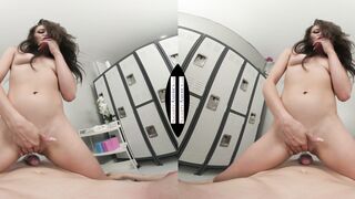 Aubree Valentine agrees to pay off her gym fees with her mouth and twat