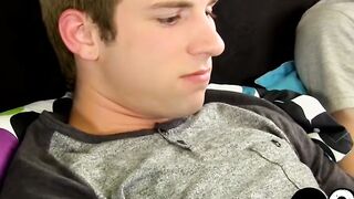 Horny Liam Emerson pounds emo twink doggystyle after hot BJ