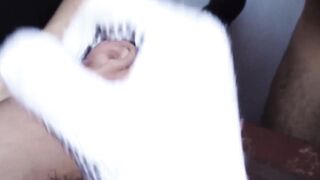 I painted my luscious gooey cum on twink punk Sonnys horny mouth