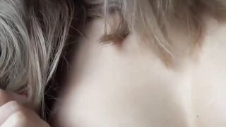 Real Japanese amateur playing with her juicy pussy