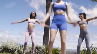 Yoga Instructor Joins Into Dyke Three-Way
